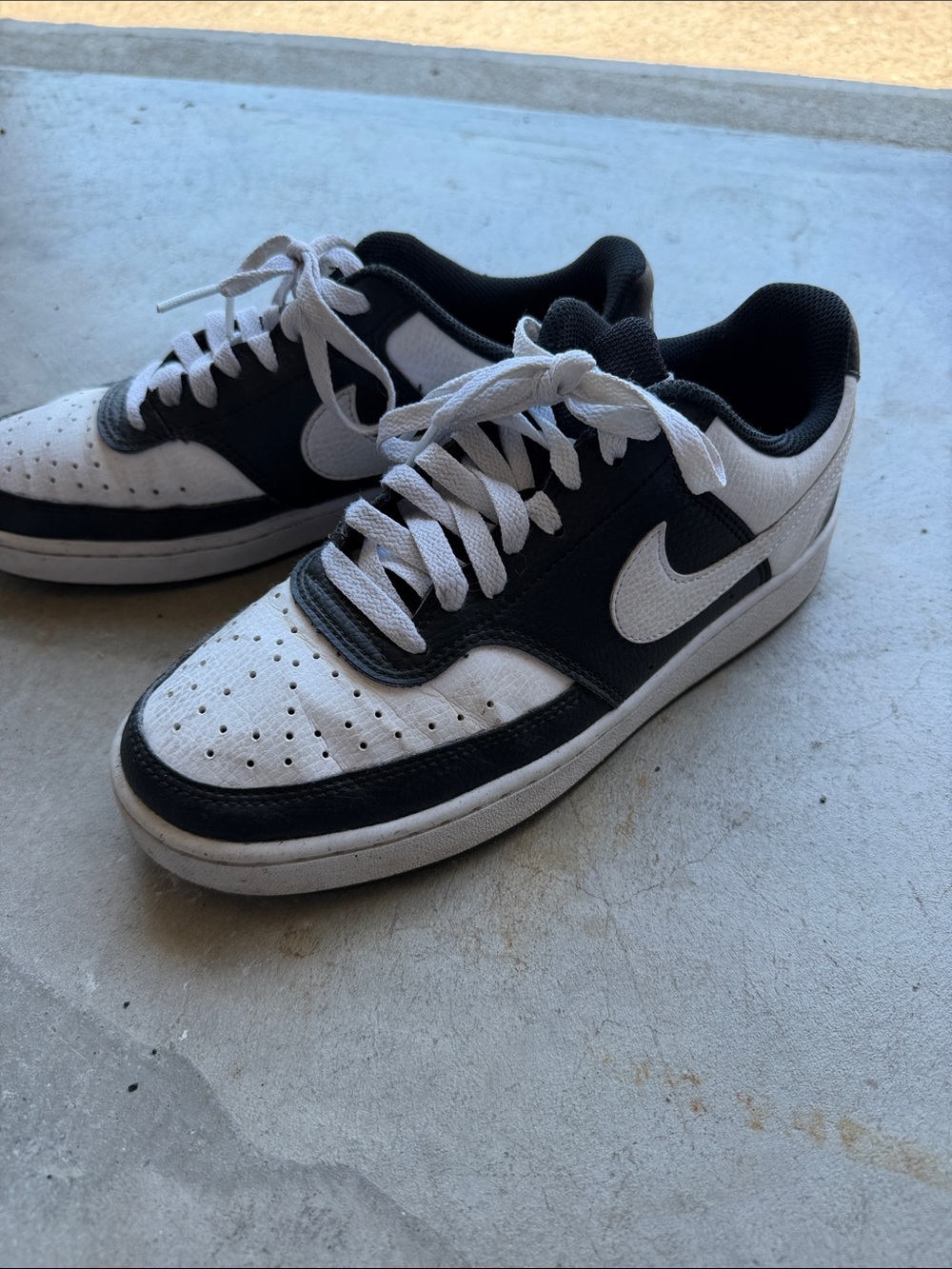 Nike court vision low profile sneakers